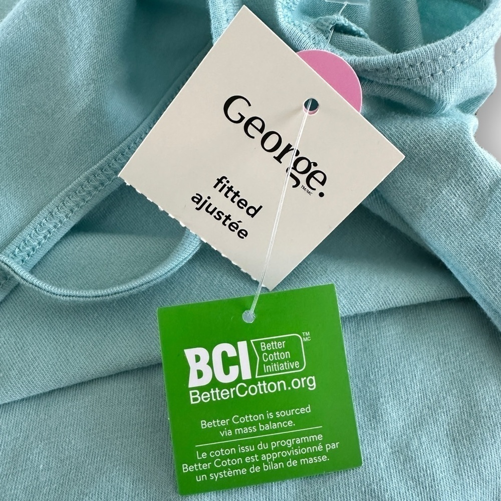George Women's Fitted Camisole - Aqua Haze | L - Picture 6 of 8